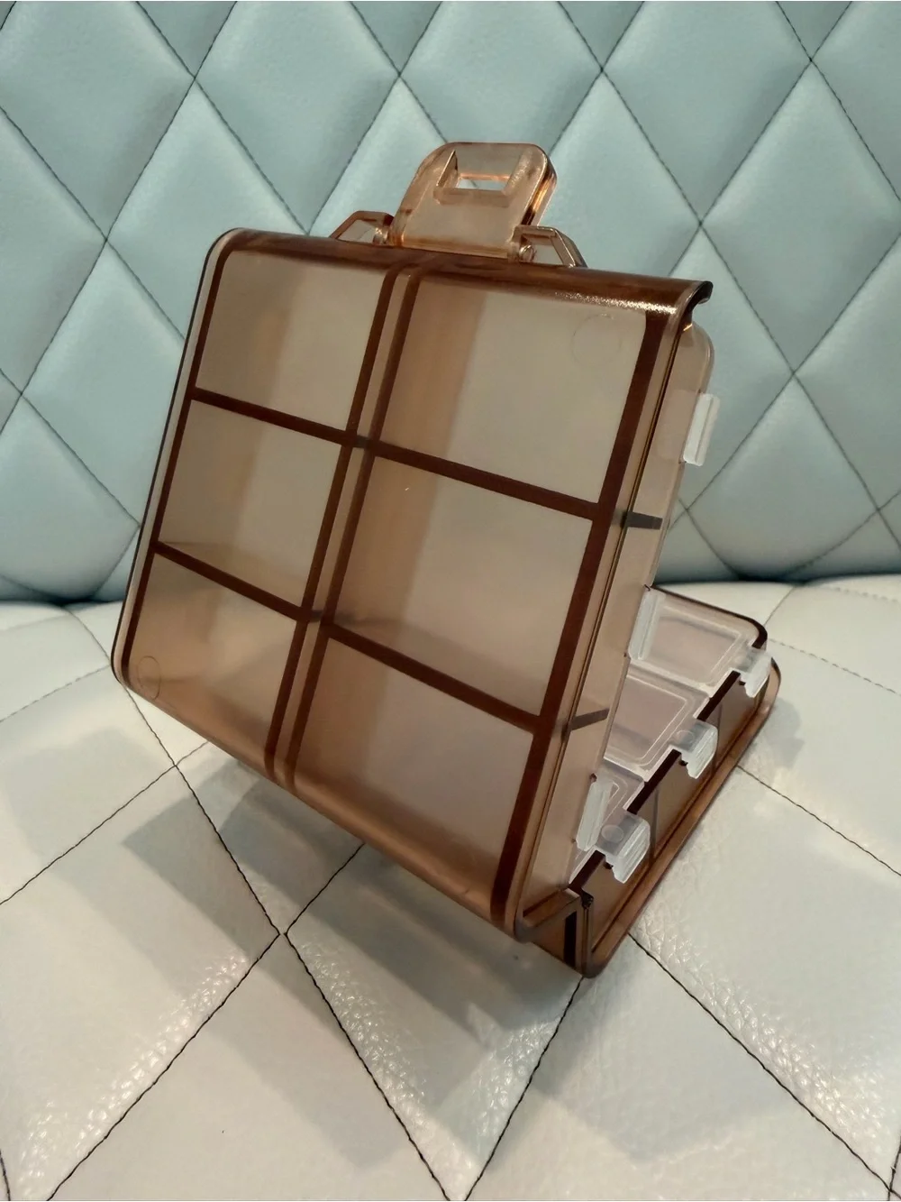 Brown 8-Compartment Plastic Storage Organizer - Brand